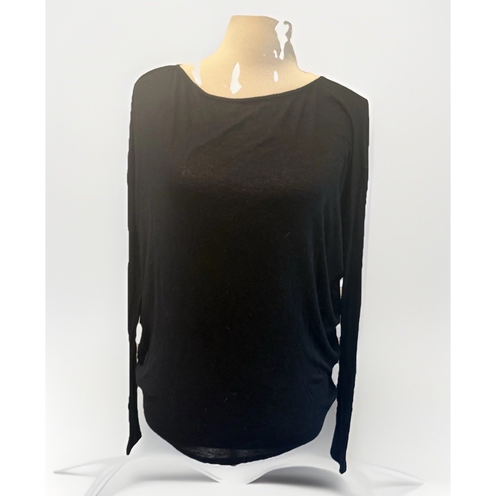 JOLIE ALL DAY SLOUCH TOP Size small Oversized Black Comfort Loungewear